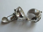 20.9G Vintage Sterling Silver Quartz Rock Crystal Pools Of Light Locket Pendant. Fixed Price $119.99.
