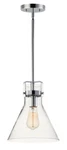Maxim 91110CDPC/BUI Seafarer 1-LIGHT 6" Wide Polished Chrome Pendant. Fixed Price $80.84.