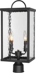 Outdoor Post Light Fixture Modern Black Pole Lantern Farmhouse E12 Rosient Bn. Fixed Price $65.00.