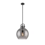 Innovations Newton Sphere 1-LT 14" Stem Pendant, Mb/psg 410-1SL-BK-G410-14SM. Fixed Price $438.24.