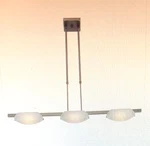 Access Lighting 63957MC/FR 32" Wide Chandelier With Frosted Glass Shades. Fixed Price $125.00.