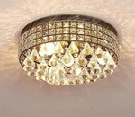Maxax 4 Lights Crystal Chandelier, Modern Drum Ceiling Fixture, Mini Cr.... Fixed Price $222.89.