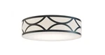 Afx LAKF20MB Lake 3 Light 20"W Flush Mount Drum Ceiling Fixture - White. Fixed Price $255.00.