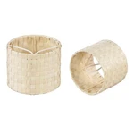 Aspen Creative 50502-2, Drum Clip-on Chandelier Lamp Shade, Natural Palm Leaf.... Fixed Price $51.80.