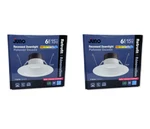 Lot 2 Juno 6" Led Recessed Downlight Retrofit 65BEMW SWW5 90CRI. Fixed Price $17.89.