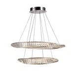 Artcraft Lighting AC6723 Stella 32"W Crystal Ring Chandelier - Nickel. Fixed Price $2595.05.