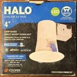 Halo Recessed Light Canless CEZ4125GU10WBICAT In. White Ez-trim. Fixed Price $15.18.
