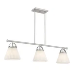 3-LIGHT Linear Chandelier By Trade Winds. Fixed Price $380.00.