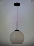 Elegant Lighting Baxter Pendant LD2213BK Black Frosted Glass 9.8". Fixed Price $59.00.