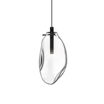 Sonneman 2970 Black/clear Liquid Single Light 6"W Mini Pendant. Fixed Price $720.00.
