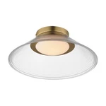 ET2 Lighting Jensen 12" Wall Sconce, Brass/clear Ribbed E22082-144SBR. Fixed Price $144.00.