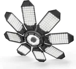 Led Garage - 20000LM Super Bright 6500K Lights Ceiling W/ 8 Adj. Fixed Price $33.88.
