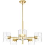 Designers Fountain D284C-5CH-BG Aries Chandelier Brushed Gold. Fixed Price $237.15.
