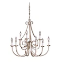 Kichler 2031NI Dover 9-LIGHT Chandelier In Brushed Nickel. Fixed Price $424.97.