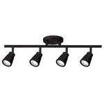 Wac Solo 4LT Led Fixed Rail, Black/clear TK-180504-30-BK. Fixed Price $117.95.