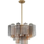 Crystorama ADD-308-AG-AU Addis Chandelier Aged Brass. Fixed Price $1038.40.