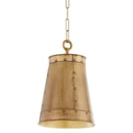 Quorum Lighting 87-1-75 Pendant, 1-LIGHT 40 Watts, Artisan Brass. Fixed Price $80.50.