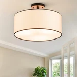 Semi Flush Mount Ceiling Light, 18" Fixture With Diffused Shape.... Fixed Price $106.29.