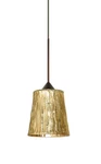 Besa Lighting 1XT-5125GF-LED-BR Open Box Nico 4 Pendant Bronze. Fixed Price $143.00.