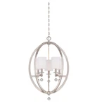 Metropolitan 5 Light Tier Chandelier Polished Nickel N6842-613. Fixed Price $128.71.
