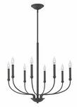 Hinkley Alister Chandelier Candle, 8-LIGHT 480 Total Watts, Buckeye Bronze. Fixed Price $399.01.