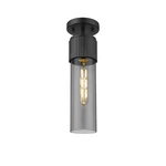 Innovations Bolivar Lt 12" Flush, Black/plated Smoke 428-1F-BK-G428-12SM. Fixed Price $142.56.