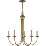 Livex Lighting 42685-48 Estate Chandelier Antique Gold Leaf. Fixed Price $257.57.