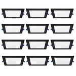 Nadair 6 Led Recessed Ultra Slim Lights, 12-PACK, Ic Rated, Dimmab. Fixed Price $366.81.