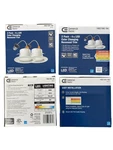 Commercial Electric 65W 650LM 4"LED Color Changing Recessed Trim -white (8 Pack). Fixed Price $24.99.