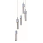 ET2 E22765 Chrome Fizz Iii 13" 5-LIGHT Led Multi Pendant. Fixed Price $627.20.