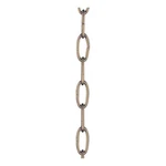 Livex Lighting Accessories Vintage Gold Leaf 3' Standard Decorative Chain. Fixed Price $41.99.