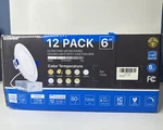 Ensenior 12 Pack 6 Inch Ultra-thin Led Recessed Ceiling Light With Junction Box,. Fixed Price $55.99.