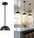 Pendant Lighting Globe Hanging Ceiling Fixture Single Kitchen Island. Fixed Price $30.00.