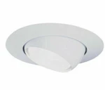 Cooper Halo Recessed Lighting 78P 6" White Adjustable Eyeball Trim-lot Of 2. Fixed Price $20.85.