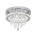 Modern K9 Crystal Chandelier Pendant Light Fixture - 3 Led Flush Mount Lamp For. Fixed Price $82.79.