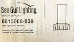 Sea Gull 6615008-839 40IN Blacksmith Island Pendant Ceiling Light.. Fixed Price $229.99.