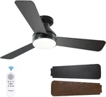 Amico 42 Inch Low Profile Ceiling Fan With Light And Remote Control, 3CCT. Fixed Price $59.99.