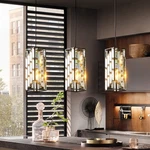 3PCS Crystal Chandelier Black Pendant Light Kitchen Island Ceiling Lamp Fixture. Fixed Price $158.99.