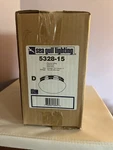 Seagull 5328-15 Flush Mount Ceiling Light White Glass Shade 9.5" Fixture New. Fixed Price $26.99.