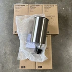 Lot Of (5) Satco TH308 R30 Brushed Nickel Straight Cylinder Track Lighting Head. Fixed Price $44.95.