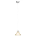Hampton Bay Nove 1 Light Brushed Nicekl Mi 6"H X 7.75"H Nickel. Fixed Price $52.95.