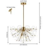 Safavieh Miri 6 Lt 23.75" Pendant, Reduced Price 2172784385 PND4198A. Fixed Price $229.00.