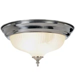 Monument 558729 13-INCH By 6-INCH Decorative Ceiling Fixture, Brushed Nickel. Fixed Price $27.65.