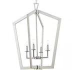 Progress Lighting Galloway 4-LIGHT 30 In. Brushed Nickel Modern Farmhouse Foyer. Fixed Price $199.99.