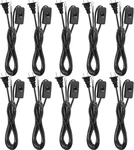 10 Packs Lamp Cord With Plug And Switch Light Set 6 Feet Prong Power. Fixed Price $37.52.