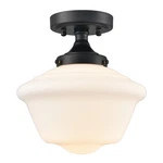 Samteen Modern Black Semi Flush Mount Ceiling Light Schoolhouse Fixture.... Fixed Price $140.10.