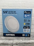 Parmida Led Technologies 5/6" Disk Light Ultra-thin 15W Dimmable 2700K. Fixed Price $16.00.