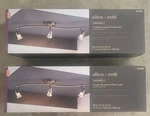 2X Allen + Roth Maxwell 28-IN 3 -light Brushed Nickel Dimmable Track Bar. Fixed Price $27.95.