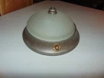 Murray Feiss 13" Antique Brass Matte Glass Flush Light Fixture Cover FM116M /ab. Fixed Price $14.99.
