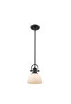 3118-M1L Rbz-op Golden Lighting Hines 1-LIGHT Rubbed Bronze Mini Pendant. Fixed Price $35.00.